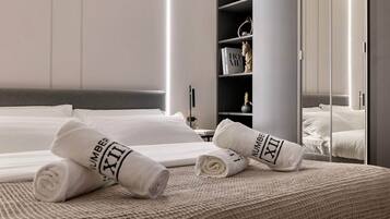 1 Schlafzimmer, Zimmersafe, Bügeleisen/Bügelbrett, Reisekinderbett