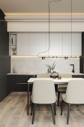 Dining - Luxe pure! BIG 2BR Holiday Suite Azulis#7+ Lift+ Terrace+ P (Olbia)