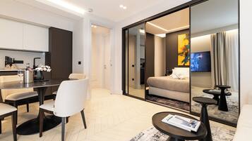 1 Schlafzimmer, Zimmersafe, Bügeleisen/Bügelbrett, Reisekinderbett