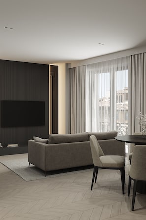 Smart TV, libri, impianto stereo