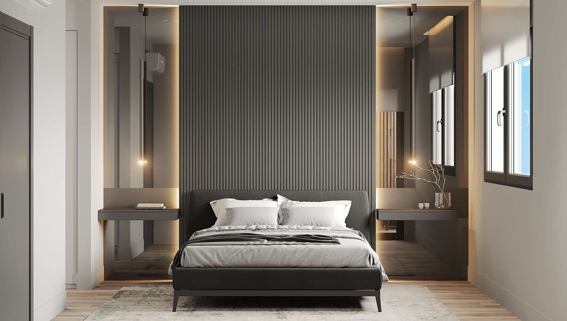 Master Bedroom - King-sized bed (1)