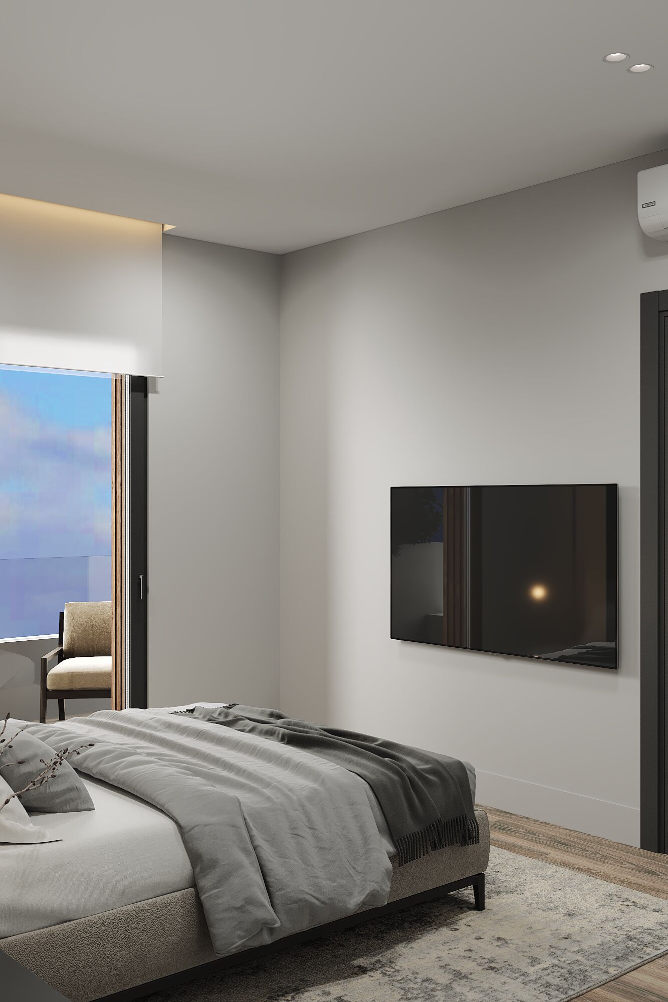 1 camera, una cassaforte in camera, ferro/asse da stiro