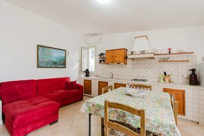 Huis, 1 slaapkamer, uitzicht op tuin | Interieur