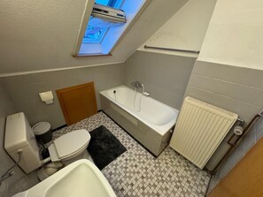 Towels, soap, toilet paper