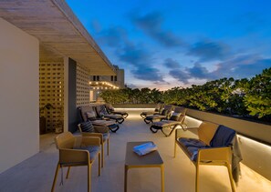 Terrasse sur le toit