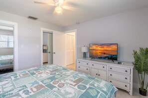 2 bedrooms, iron/ironing board, free WiFi, bed sheets