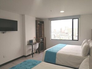 Zweibettzimmer | Zimmersafe, kostenloses WLAN, Rollstuhlgeeignet