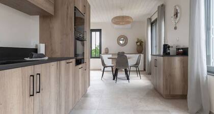 Maison design et climatisée avec jardin