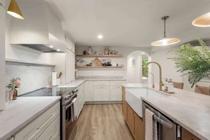 Fridge, microwave, oven, stovetop - 5BR Estate w/ Guesthouse | Free Tix | Waterfall (Hendersonville)