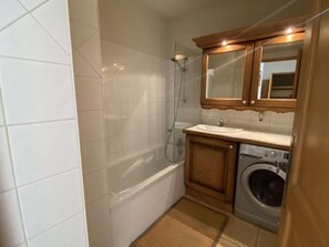 Hair dryer - 300m from resort center, 1st floor, view mountain, balcony, tv, ski locker, 34m², Praz sur Arly (Praz-sur-Arly)