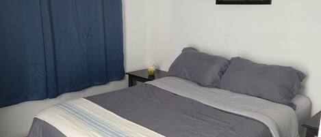 1 bedroom, travel crib, free WiFi, bed sheets