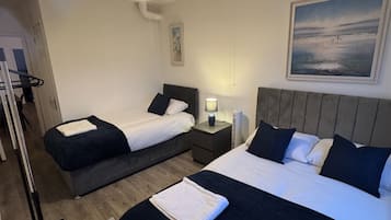 4 bedrooms, internet, bed sheets