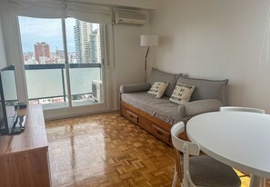 Apartment, City View | Living area - Rent Up - Depto con vista panorámica (Buenos Aires)