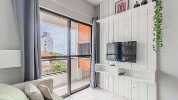 Basic Apartment | Living area | 32-inch Smart TV with digital channels