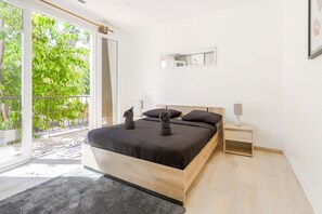 2 soveværelser, strygejern/strygebræt, sengetøj