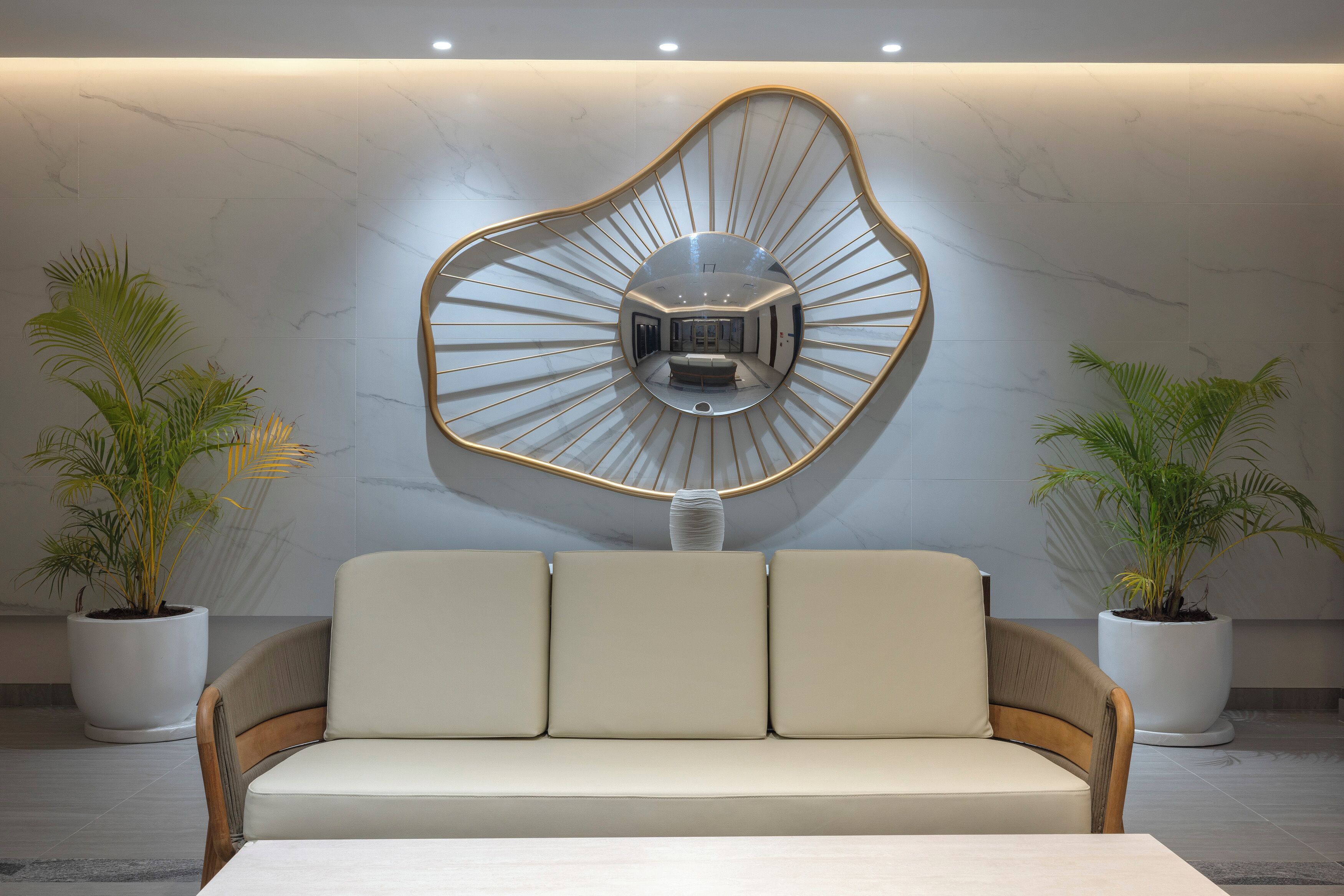 Khu tiếp tân spa