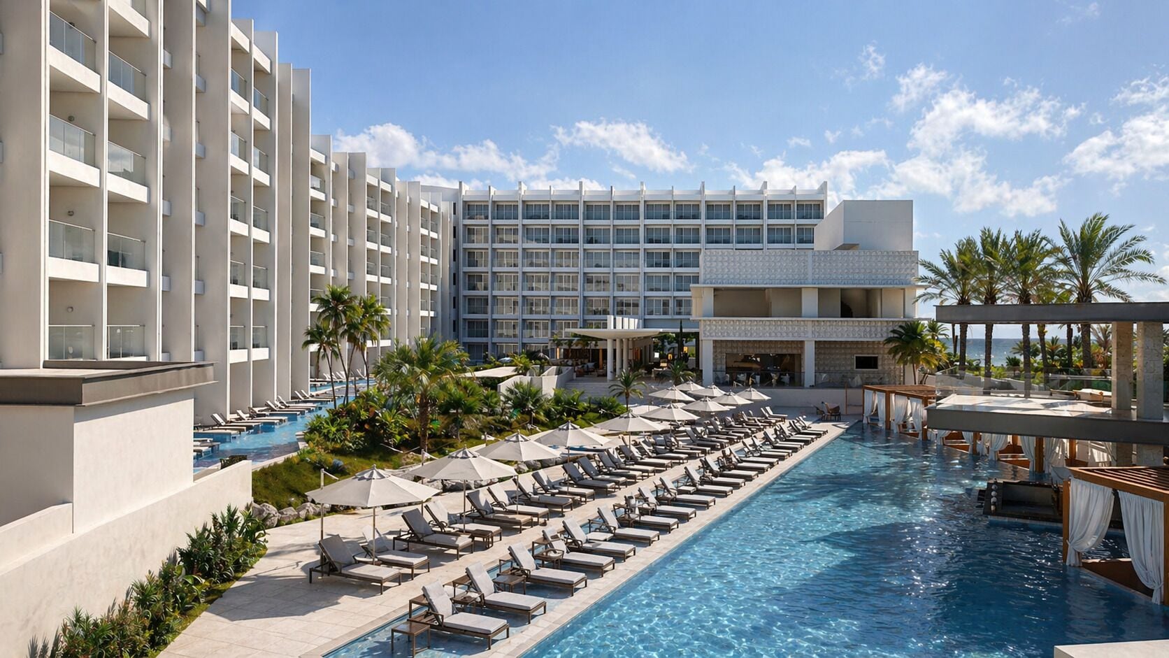 2 outdoor pools, cabanas (surcharge), pool umbrellas
