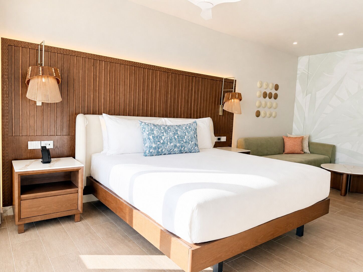 Premium bedding, free minibar, in-room safe, desk