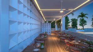 9 restauranter, frokost serveres