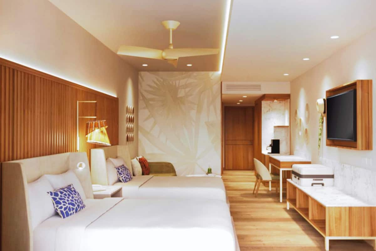 Sengetøy av topp kvalitet, minibar (inkludert) og safe på rommet