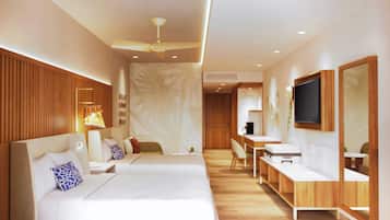 SÀngtillbehör av högsta kvalitet och gratis produkter i minibar