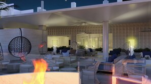 Sala de estar en el lobby