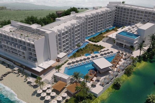 3 bares, bar en la piscina