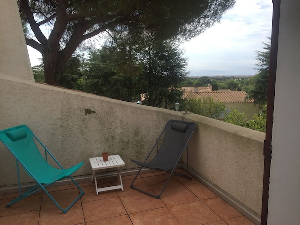 Classic Room, Balcony, Pool View | Terrace/patio