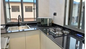 Fridge, microwave, oven, stovetop - Master 1bdrm Suite in a Mansion 24hrs Power & Wifi (Ikeja)