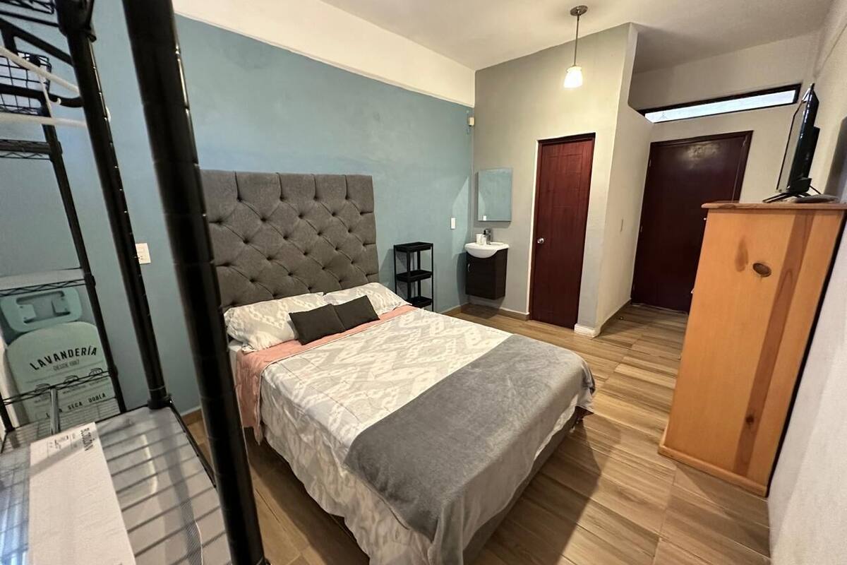 Blackout drapes, iron/ironing board, free WiFi