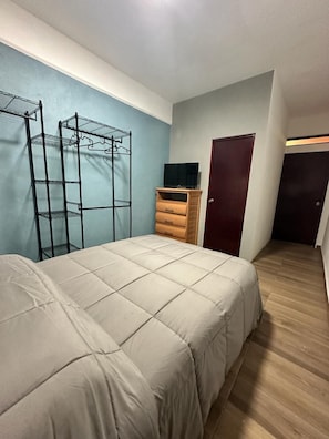 Blackout drapes, iron/ironing board, free WiFi