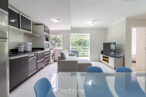 Interior - Apt With Balcony, few Minutes From the sea Ccb103 (Florianópolis)