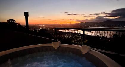 Lake House View in Ferrugem Beach, Garopaba. Santa Catarina, Brazil