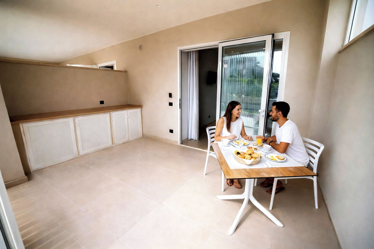 Quarto standard, vista para o jardim | Terraço/pátio