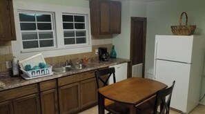 Fridge, microwave, oven, stovetop - ;Cowboy's Cottage on Fern (Stillwater)
