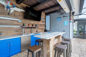 Casa, varias camas (Gus's Getaway) | Cocina privada