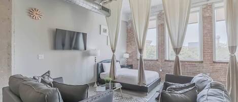 2 bedrooms, iron/ironing board, travel crib, WiFi