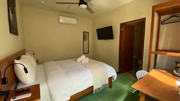 Blackout drapes, free WiFi, bed sheets