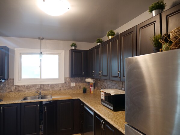 Microwave, oven, stovetop, dishwasher - 3-bedroom apartment in Kingston (Kingston)