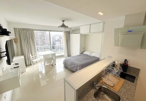 Studio, Balcony, City View | Wi-fi percuma
