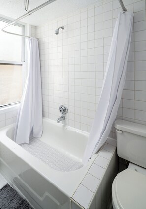 Hair dryer, towels