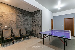 Games room - Pleasant Apartment 110m From Ingleses Beach Vdg114 (Florianópolis)