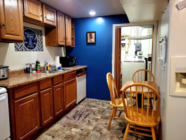 Microwave, oven, stovetop