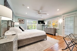 5 dormitorios, tabla de planchar con plancha, wifi y ropa de cama