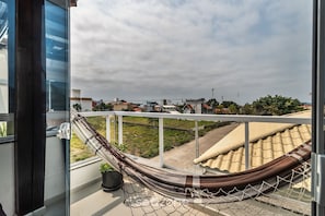 Blick von der Unterkunft