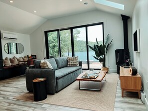 Luxury-Ferienhaus, Seeblick | Wohnbereich