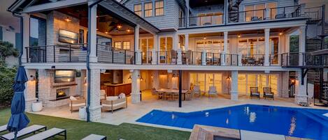 Una piscina climatizada