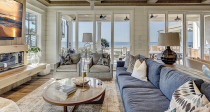 93 Dune Lane -Brand NEW oceanfront 9 Bedroom Home w/ private pool & spa