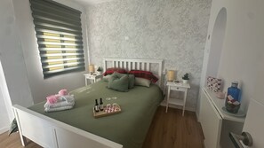 1 Schlafzimmer, Bügeleisen/Bügelbrett, kostenloses WLAN, Bettwäsche