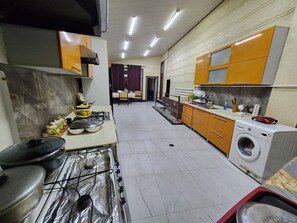 Microwave, oven, stovetop